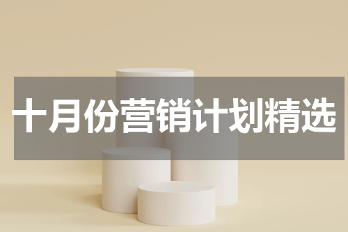 十月份营销计划精选