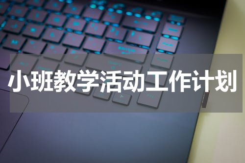 小班教学活动工作计划