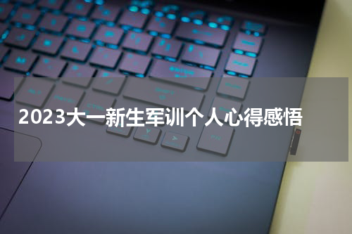2023大一新生军训个人心得感悟