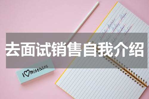 去面试销售自我介绍