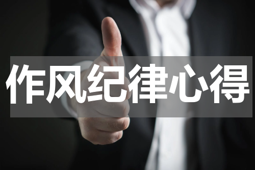作风纪律心得