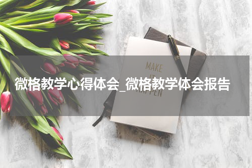 微格教学心得体会_微格教学体会报告