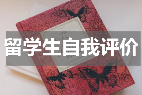 留学生自我评价