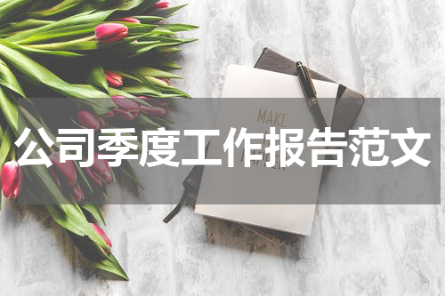 公司季度工作报告范文