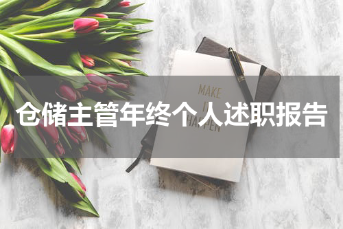 仓储主管年终个人述职报告