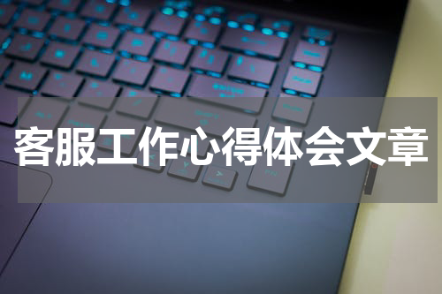 客服工作心得体会文章