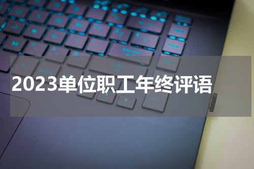 2023单位职工年终评语