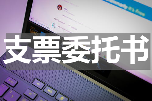 支票委托书