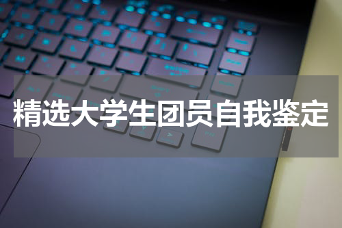 精选大学生团员自我鉴定