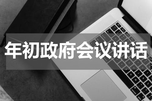 年初政府会议讲话