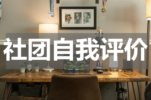 社团自我评价