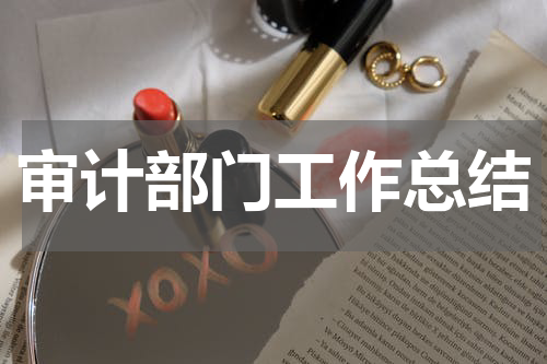审计部门工作总结