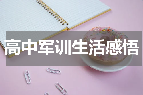 高中军训生活感悟