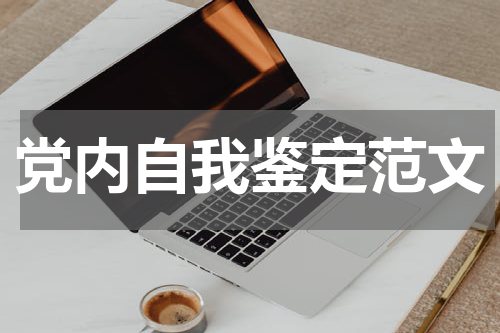 党内自我鉴定范文