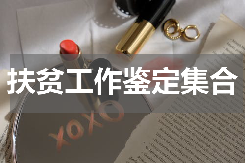 扶贫工作鉴定集合