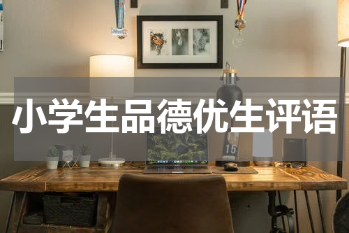 小学生品德优生评语