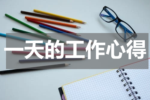 一天的工作心得