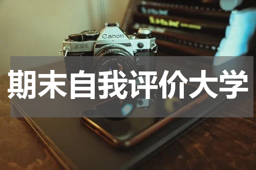 期末自我评价大学