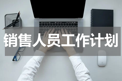 销售人员工作计划