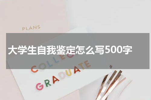 大学生自我鉴定怎么写500字