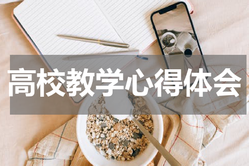 高校教学心得体会
