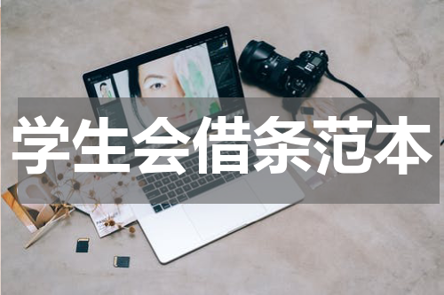 学生会借条范本