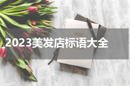 2023美发店标语大全