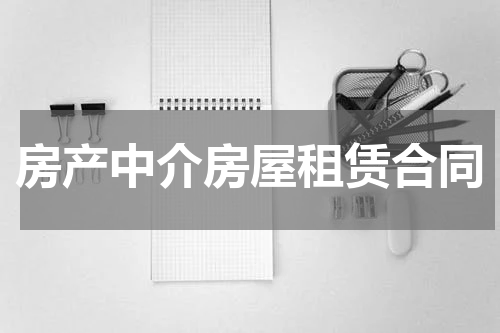 房产中介房屋租赁合同