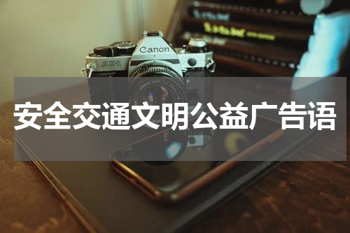 安全交通文明公益广告语