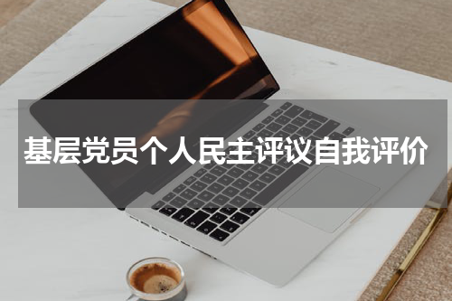 基层党员个人民主评议自我评价