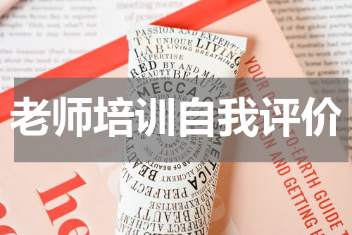 老师培训自我评价
