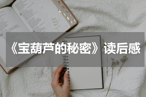 《宝葫芦的秘密》读后感