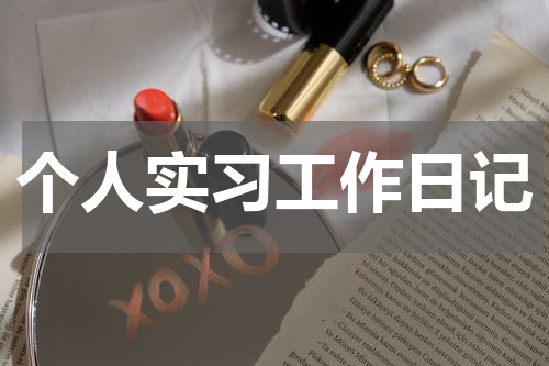 个人实习工作日记