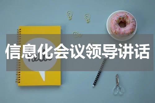 信息化会议领导讲话
