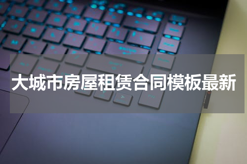 大城市房屋租赁合同模板最新