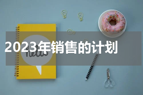 2023年销售的计划