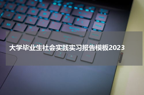 大学毕业生社会实践实习报告模板2023