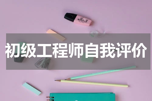 初级工程师自我评价