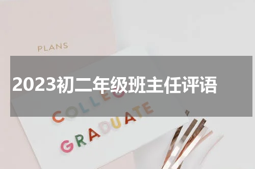 2023初二年级班主任评语