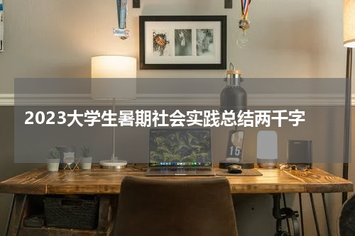 2023大学生暑期社会实践总结两千字