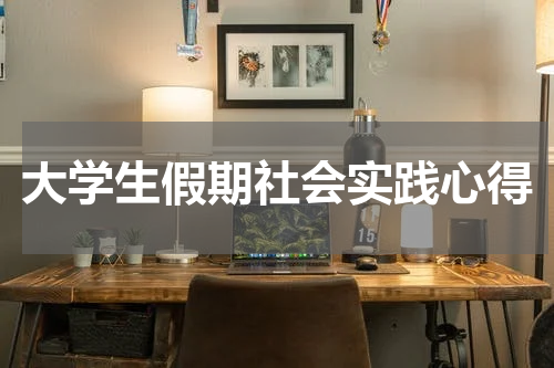 大学生假期社会实践心得