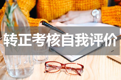 转正考核自我评价