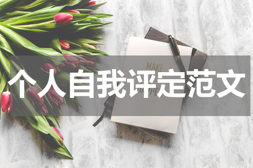 个人自我评定范文