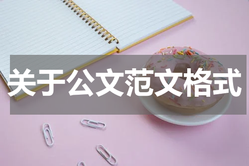 关于公文范文格式