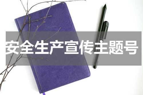 安全生产宣传主题号