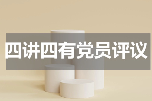 四讲四有党员评议