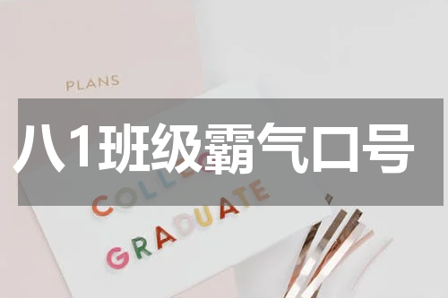 八1班级霸气口号