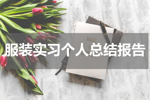 服装实习个人总结报告