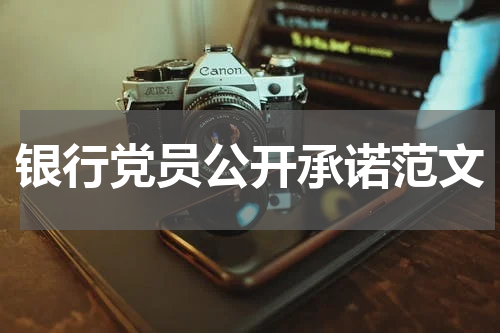 银行党员公开承诺范文