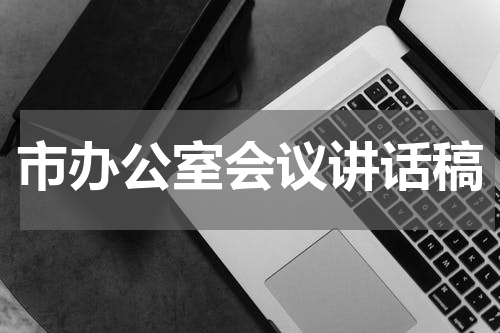 市办公室会议讲话稿